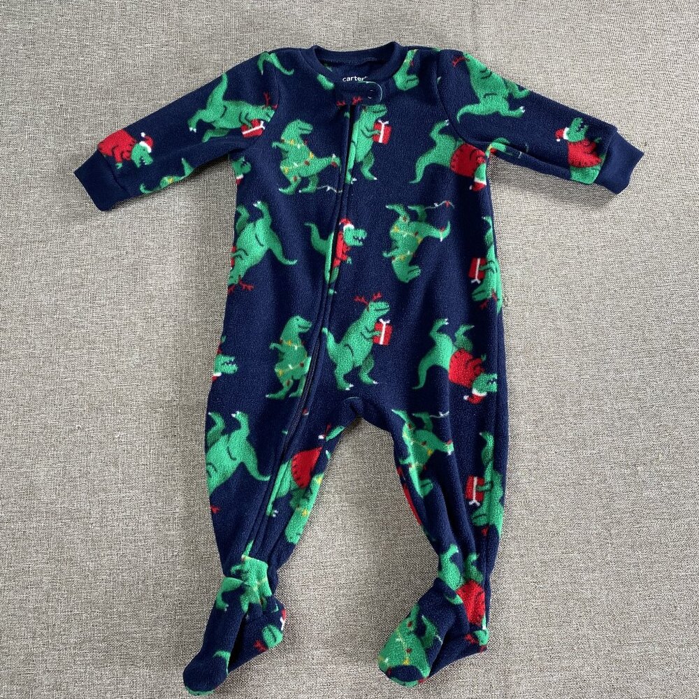Carter's Child of Mine One Piece Baby 3-6mos Multicolor Dinosaur